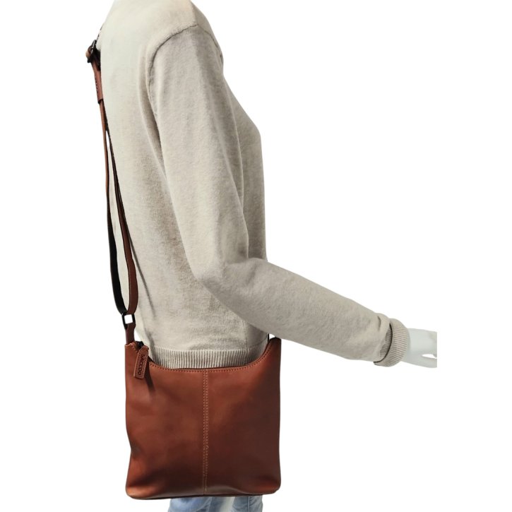 Saccoo FUNDO S Handtasche cognac